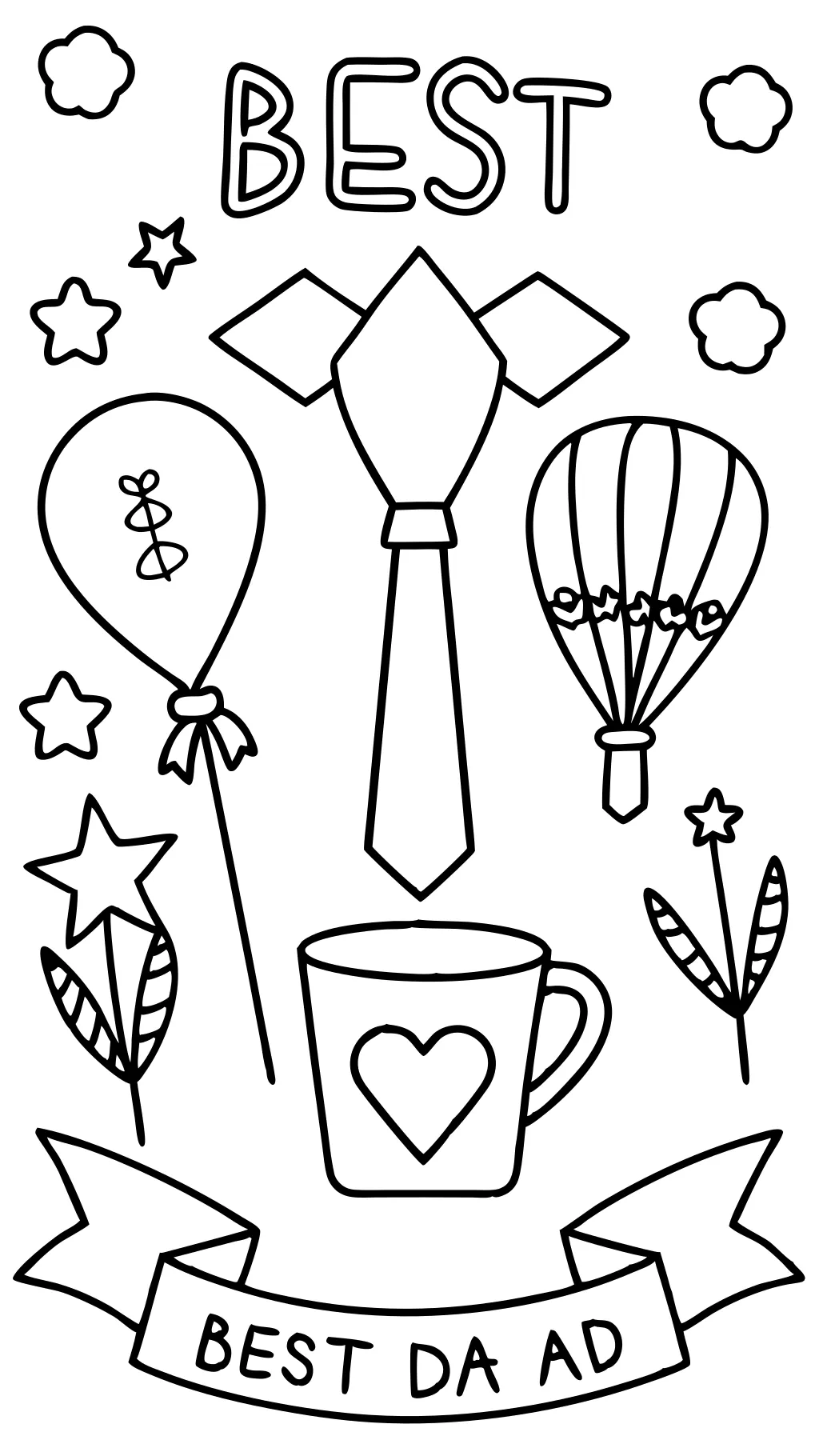 free coloring pages for father’s day